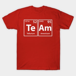 Team (Te-Am) Periodic Elements Spelling T-Shirt